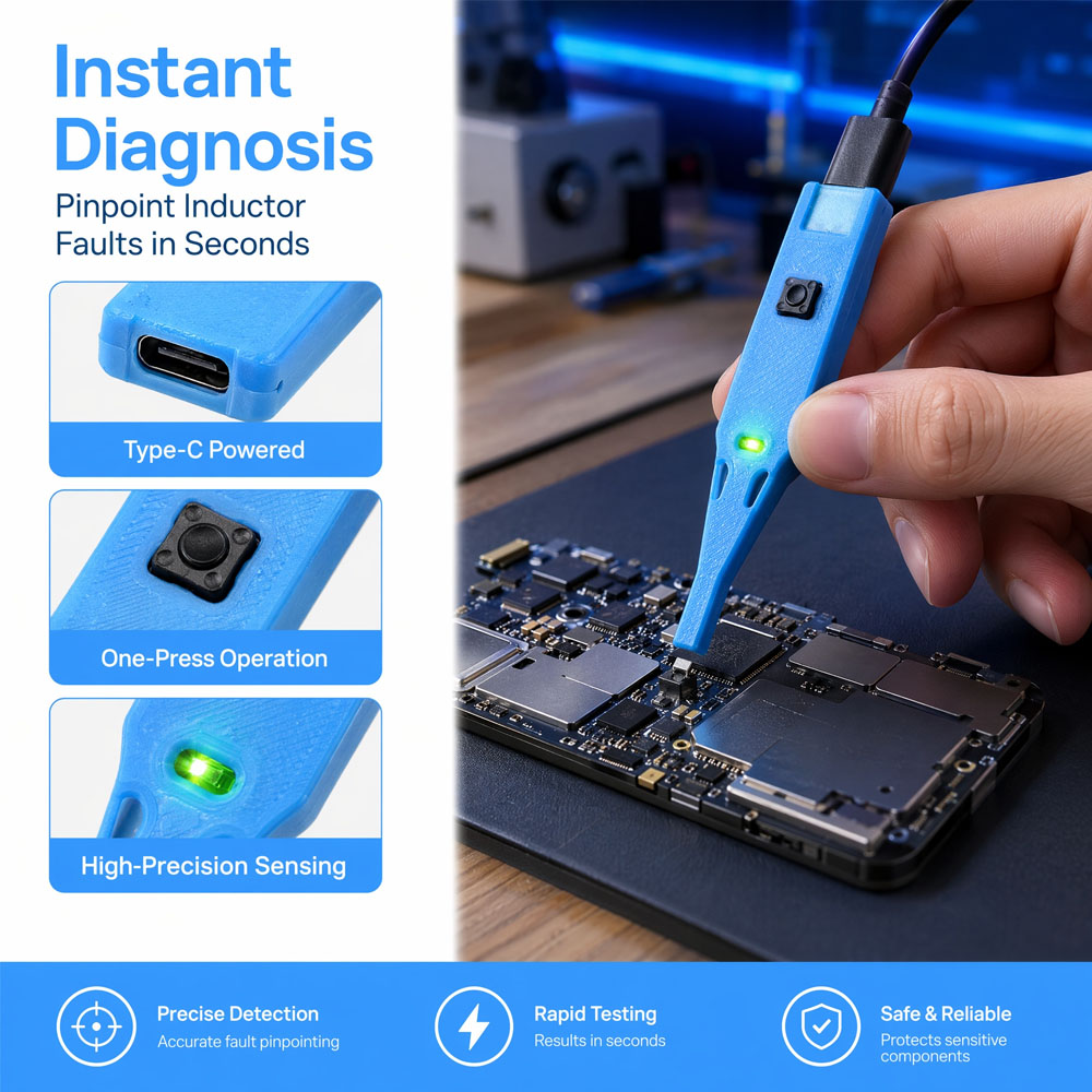 Power Tools Types - High-Precision Inductance Tester Proximity Sensor for