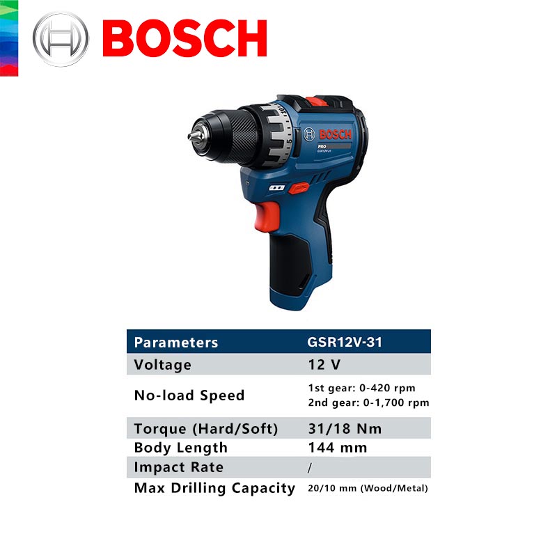 BOSCH GSR 12V-31 Professional  - Power Tools Cordless review and price
