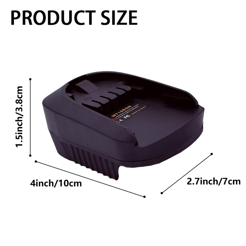 ALASICKA MT18BSB Battery Adapt - Power Tools Battery Adapter review and price