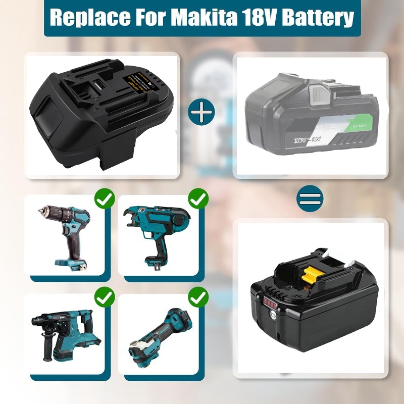 ALASICKA Battery Adapter HK18M - Power Tools Battery Adapter review and price