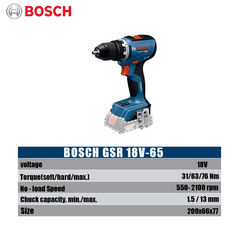 Bosch GSR 18V-65 Brushless Ele - Power Tools Repairs review and price