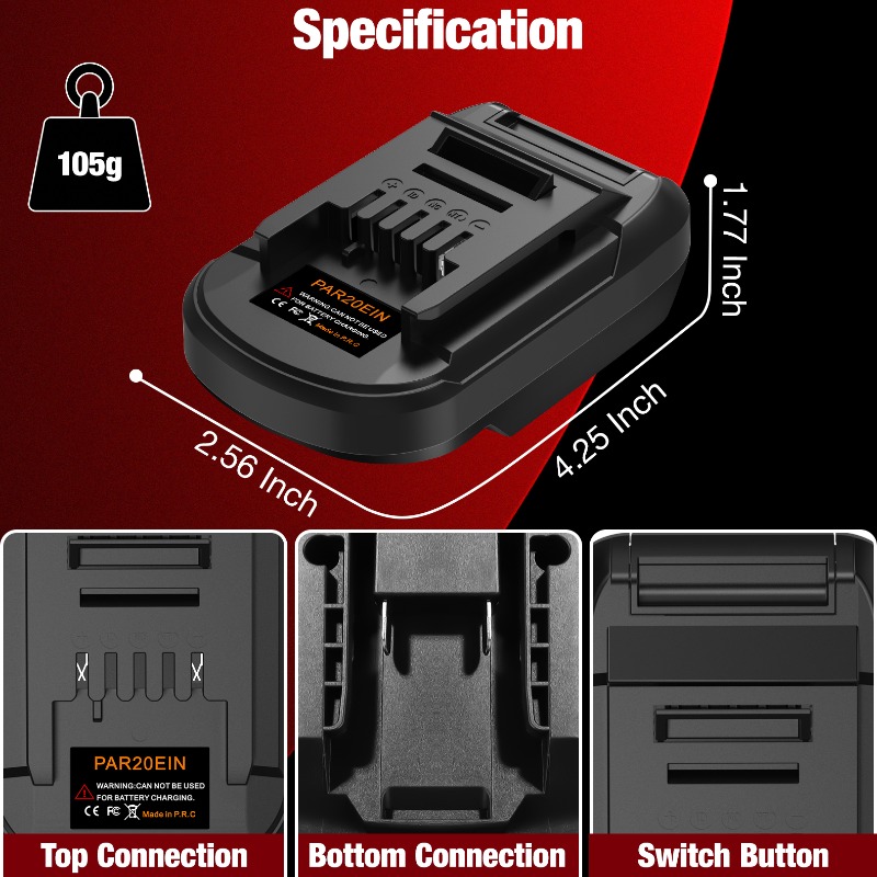 HAKSINKY PAR20EIN Power Tool B - Power Tools Battery Adapter review and price