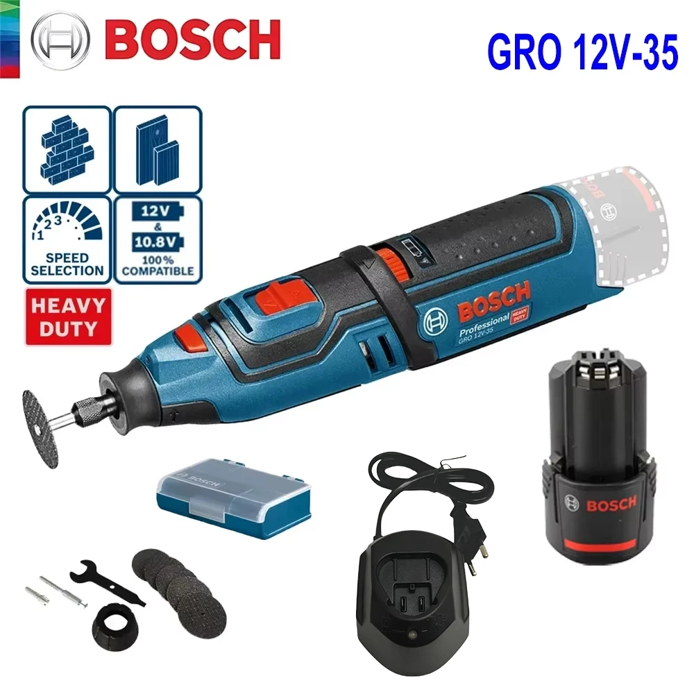 Bosch GRO 12V-35 Cordless Grin - Power Tools Cordless review and price