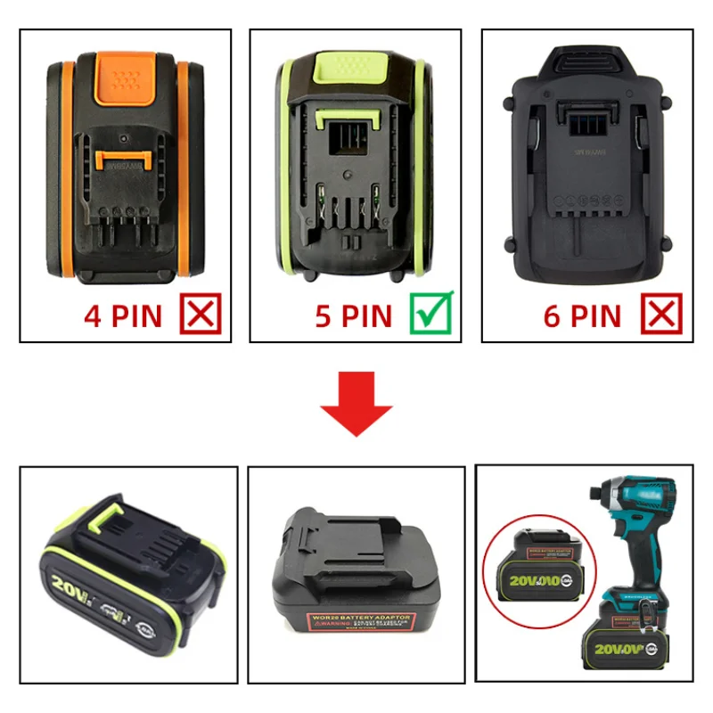 Lithium Battery Adapter Conver - Power Tools Battery Adapter review and price