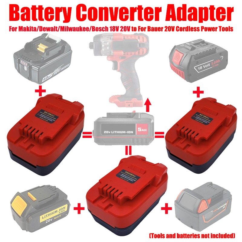 ALASICKA MT18BAU DM20BAU BS18B - Power Tools Battery Adapter review and price
