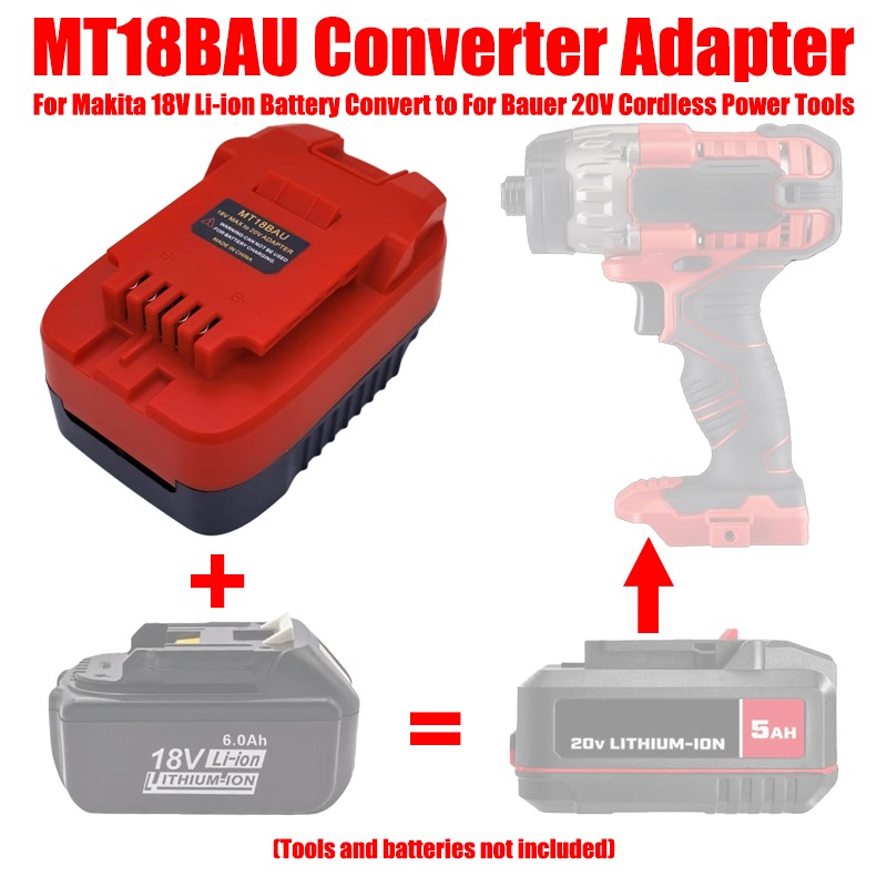 ALASICKA MT18BAU DM20BAU BS18B - Power Tools Battery Adapter review and price