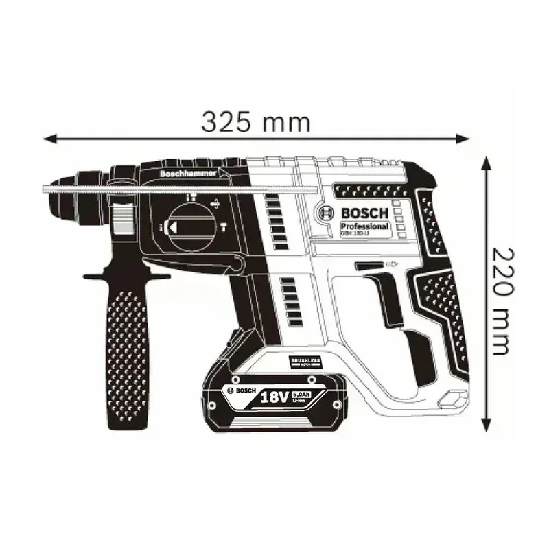 BOSCH GBH 180-LI Brushless Cor - Power Tools Cordless review and price
