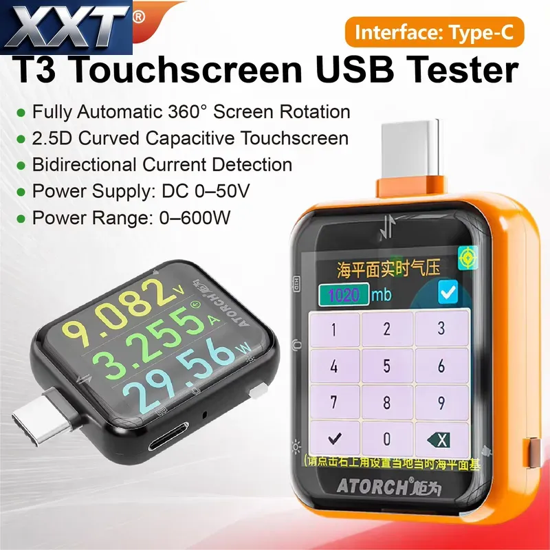 XXT T3 USB C Power Meter Teste - Power Tools Types review and price